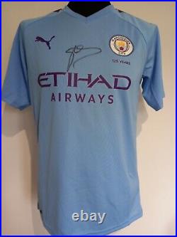 Manchester City Man City Home Shirt Signed Pep Guardiola