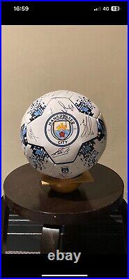 Manchester City Signed Football