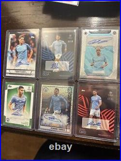 Manchester City Signed Trading Cards