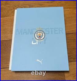 Manchester City Squad Treble Winning Season 2022-2023 Shirt Club COA 16 Sigs