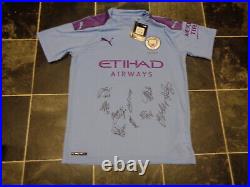 Manchester City Women Signed Football Shirt Coa X 10 2022-2023 Kelly Houghton