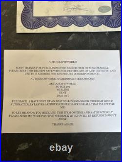 Manchester United 07/07 Squad Signed Shirt 07/08 incl Ronaldo