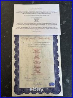 Manchester United 07/07 Squad Signed Shirt 07/08 incl Ronaldo