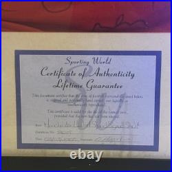 Manchester United 2007 1st team Signed Shirt Certificate of Authenticity, Framed