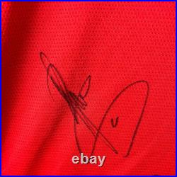 Manchester United 2021/2022 Home Shirt Squad Signed MUFC COA