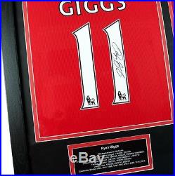 Manchester United F. C. Giggs & Scholes Signed Shirts (Dual Framed)