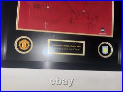 Manchester United Match Worn Full Squad Signed Shirt