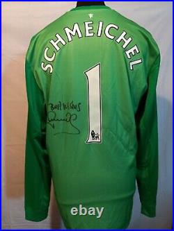 Manchester United Number 1 Shirt Signed By Peter Schmeichel With Guarantee