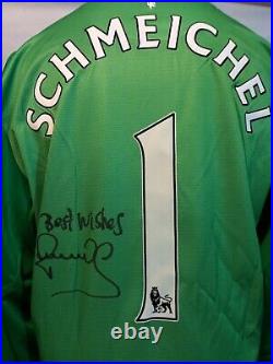 Manchester United Number 1 Shirt Signed By Peter Schmeichel With Guarantee