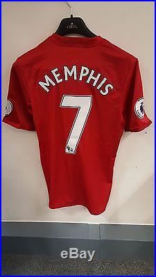Manchester United Poppy Premier League Match Day Shirt Match issued AND SIGNED