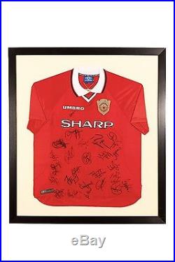 Manchester United Shirt Signed By 1999 Treble Winning Team