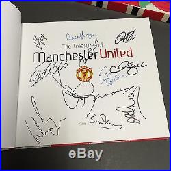 Manchester United Signed Book Rooney Beckham Ronaldo Best Charlton Autographs
