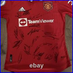 Manchester United Squad signed shirt 22/23 Size L