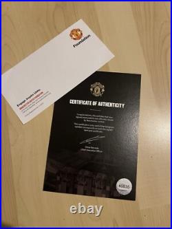 Manchester Utd signed ball 23/24