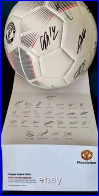 Manchester Utd signed ball 23/24