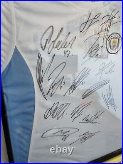 Manchester city squad signed SHIRT 2020