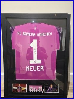Manuel Neuer Signed And Framed Bayern Munich Shirt With COA