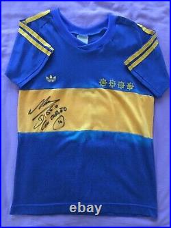 Maradona jersey match worn signed Boca Juniors 1981