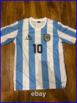 Maradona signed Argentina Home Shirt With COA Included