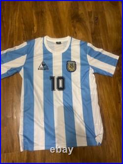 Maradona signed Argentina Home Shirt With COA Included