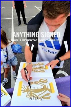 Marc Albrighton Hand Signed Leicester City Champions Shirt Exact Proof & Coa