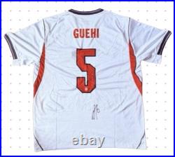Marc Guehi Signed 2026 England World Cup Shirt With Exact Proof