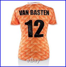 Marco van Basten Official UEFA EURO 1988 Back Signed Netherlands Shirt