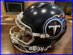 Marcus Mariota Signed Tennessee Titans Full Size Speed Helmet Witness JSA GTSM