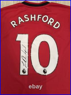 Marcus Rashford Hand Signed Shirt Manchester United