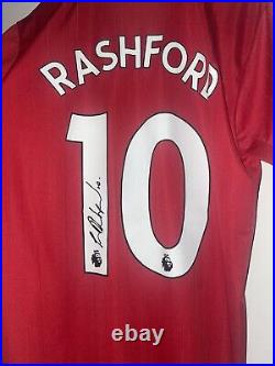 Marcus Rashford signed 22/23 home shirt