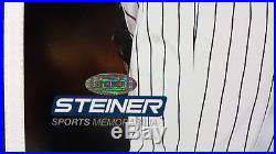 Mariano Rivera FINAL Derek Jeter pettitte Signed Framed 16x20 Photo /442 STEINER