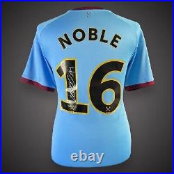 Mark Noble Hand Signed West Ham Football Shirt With COA £199