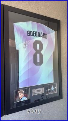 Martin Odegaard Signed And Framed Arsenal Shirt With COA