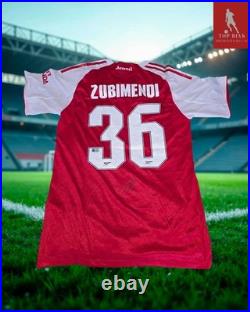 Martin Zubimendi Signed Arsenal Shirt With ACG Authentication