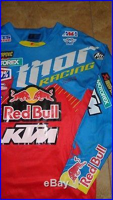 Marvin Musquin #25 Signed Race Worn Jersey Ktm Red Bull Factory Ama Supercross