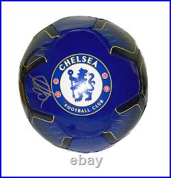 Mason Mount Signed Chelsea Football With Display Stand See Proof + Coa Ball