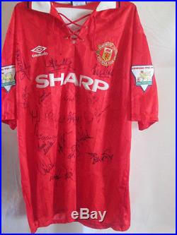 Match Worn Manchester United Mike Phelan 1993-94 Signed Football Shirt with COA