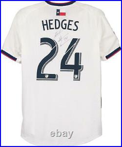 Matt Hedges FC Dallas Signed MU #24 White Jersey 2019 MLS Season Fanatics