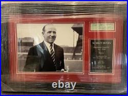 Matt busby Signed Manchester United