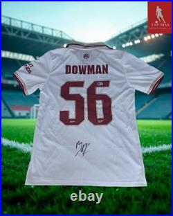 Max Dowman Signed Arsenal Shirt With ACG Authentication