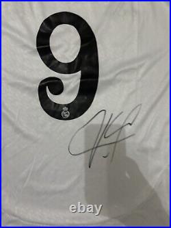 Mbappe signed Real Madrid home shirt with coa included #9