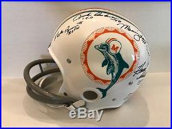 Miami Dolphins 1972 Team Signed RK Riddell Helmet Larry Csonka Griese TRI Star