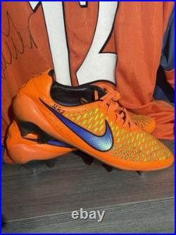 Micah Richard's Signed Match Worn Boots Fiorentina/Man City