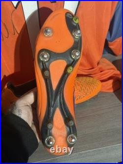 Micah Richard's Signed Match Worn Boots Fiorentina/Man City