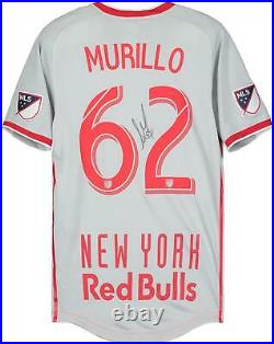 Michael Amir Murillo Red Bulls Signed MU Gray Jersey vs Real Salt Lake on 6/1/19