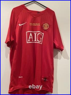 Michael Carrick Signed Man United Shirt With Proof
