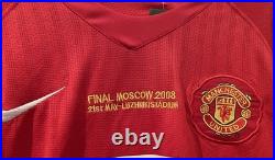 Michael Carrick Signed Man United Shirt With Proof