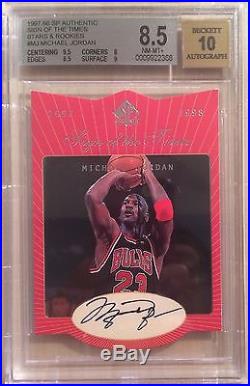 Michael Jordan 1997-98 SP Authentic Sign Of the Time Auto Autograph BGS 8.5 SOTT