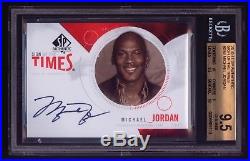 Michael Jordan 2010-11 Sign Times On Card Auto Bgs 9.5/10 Hi Subs 10 95 9 10 10