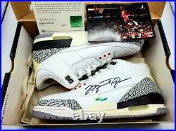 Michael Jordan 2013 Flight School Camp Autographed Shoe with Upper Deck C. O. A